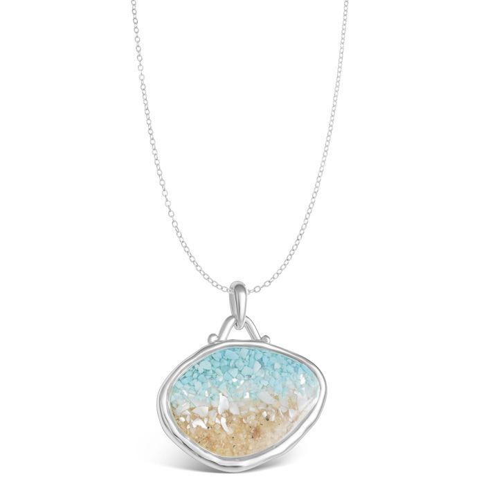 Lagoon Necklace - Dune Silver - Ocean Gradient - Beaches of Cape Cod