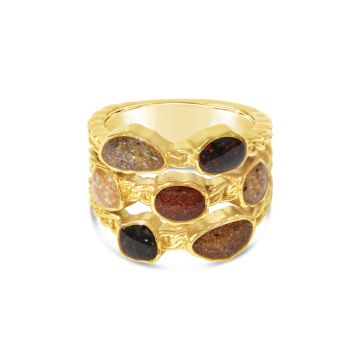 Mia Tierra Ring - Gold - Size 8