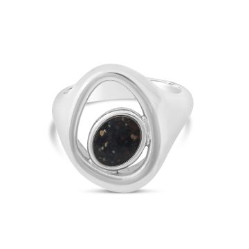 Mother Earth Ring - Silver - Size 8