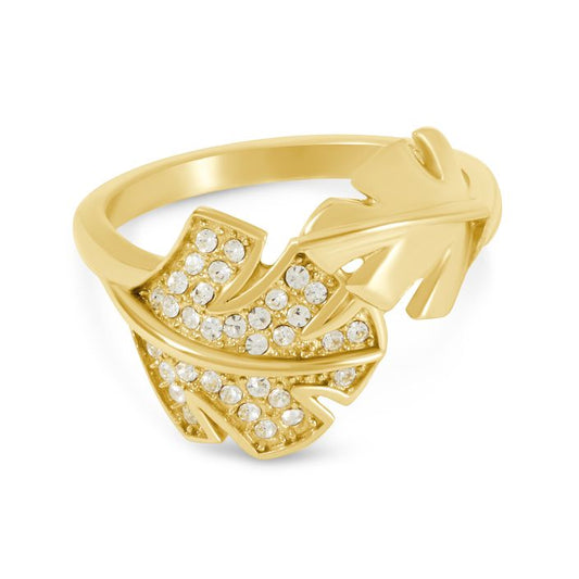 Mi Tesoro - Preciosa Palm Frond Ring - Gold