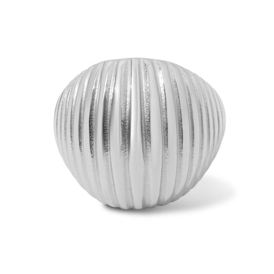 Mi Tesoro - Scalloped Domed Ring Silver