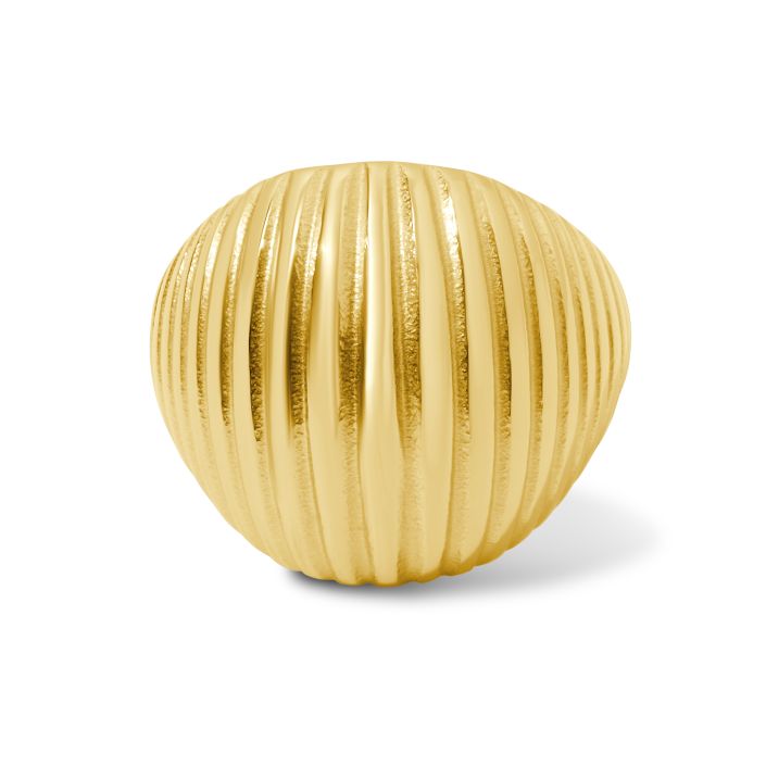 Mi Tesoro - Scalloped Domed Ring Gold