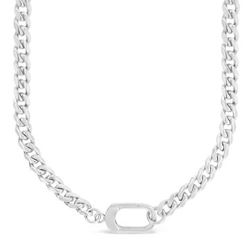 Nautical Clasp Chain Necklace SILVER