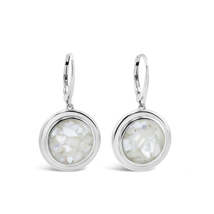 Dune Jewelry - Neptune Earrings - Mother of Pearl