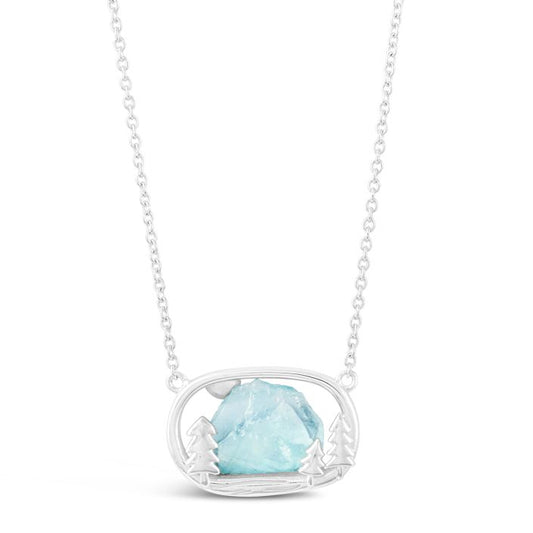 Glacier Gem Forest View Necklace - Aquamarine