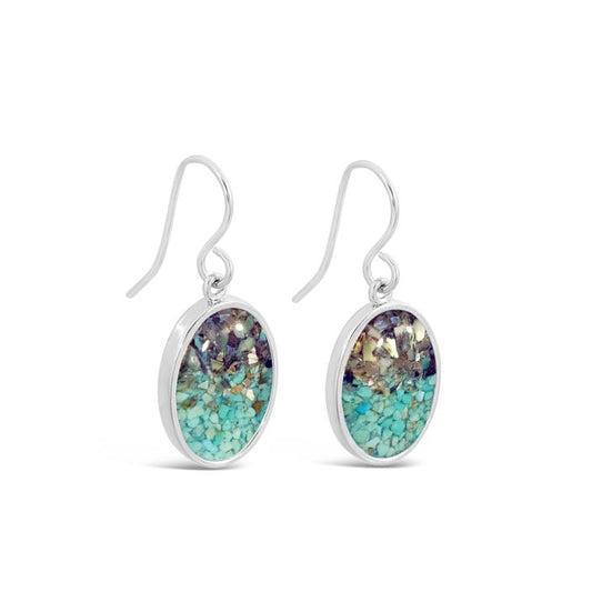 Sandrop Earrings - Large - Abalone Gradient