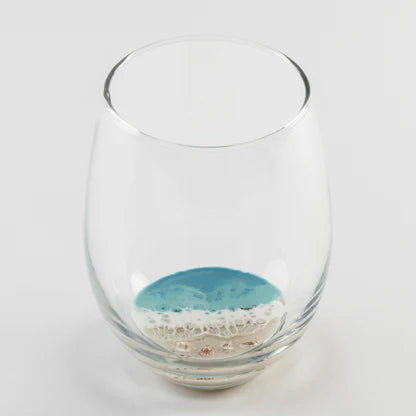 Kay Hova - Beach Wine Glass - Large