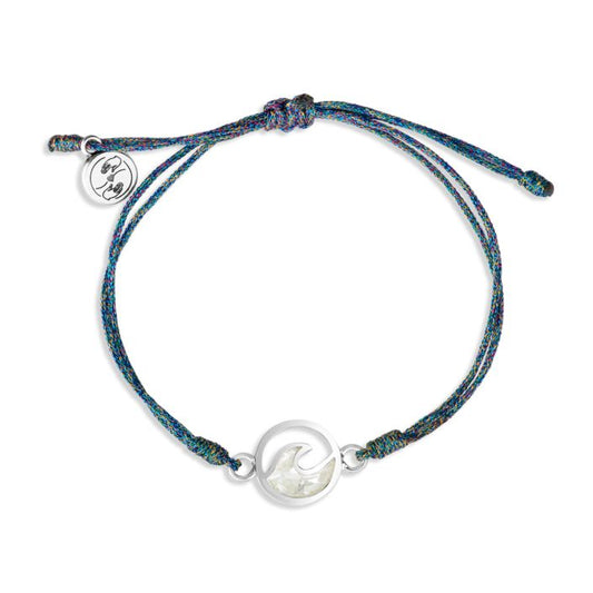 Touch the World - Cresting Wave Bracelet - Ocean Blue Muse