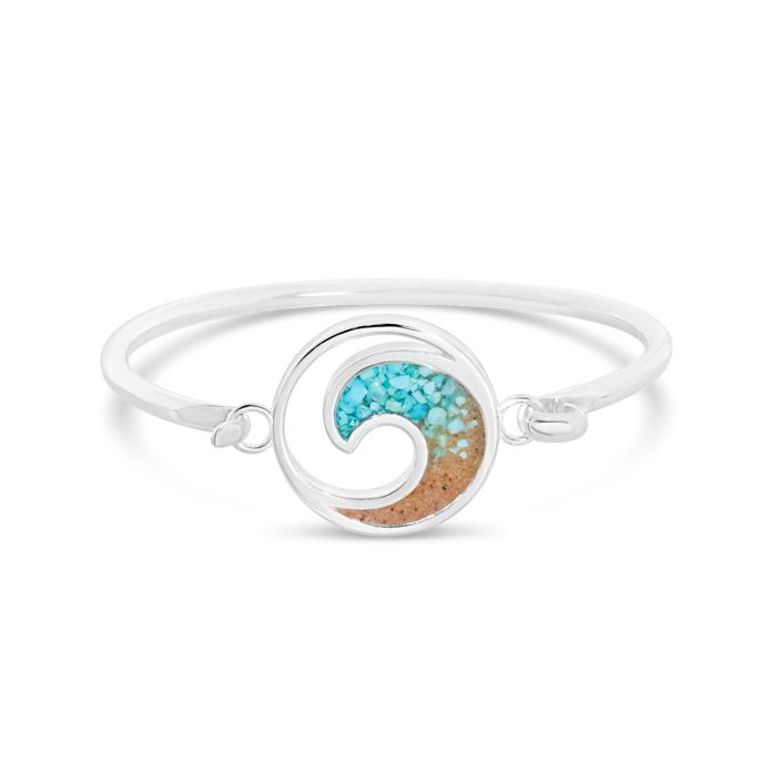 Dune Jewelry - Wave Bracelet - Turquoise Gradient