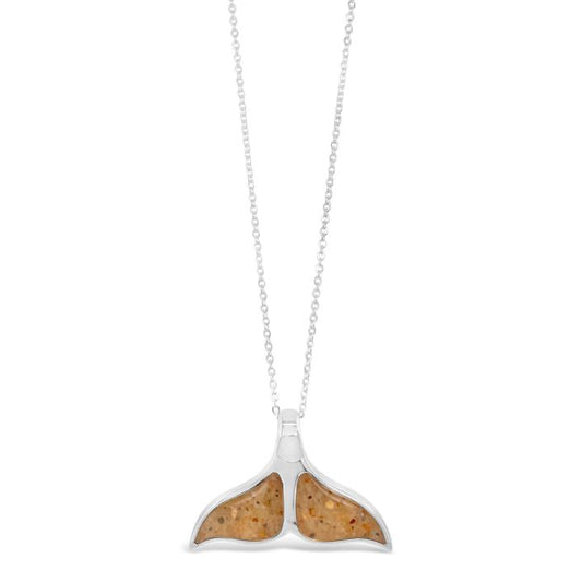 BC - Whale Tail Necklace - Mussel Shell