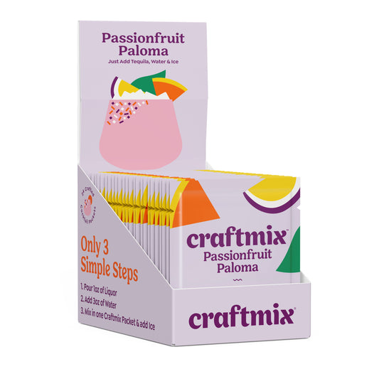 Craftmix - Passionfruit Paloma Cocktail/Mocktail Mixer - 1 Packet