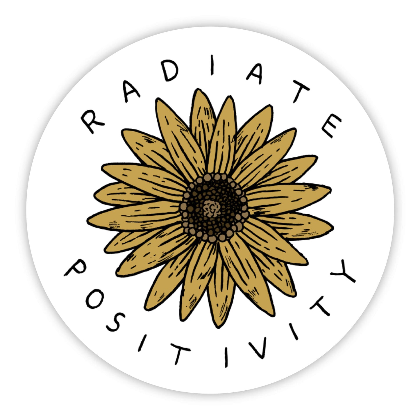 Big Moods - Radiate Positivity Sticker - XL