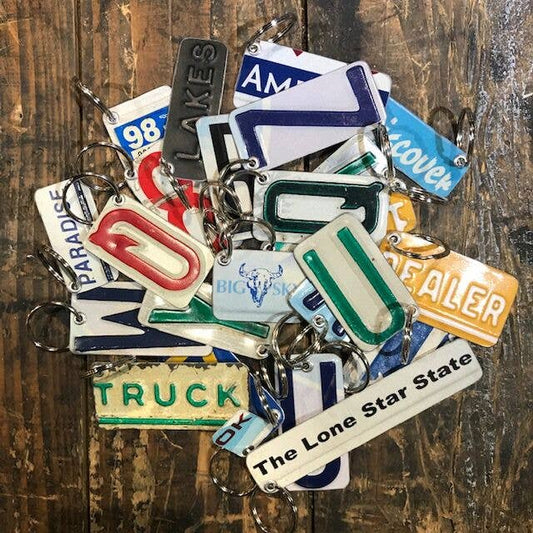 The 3 Sisters Design Co. - License Plate Key Fobs