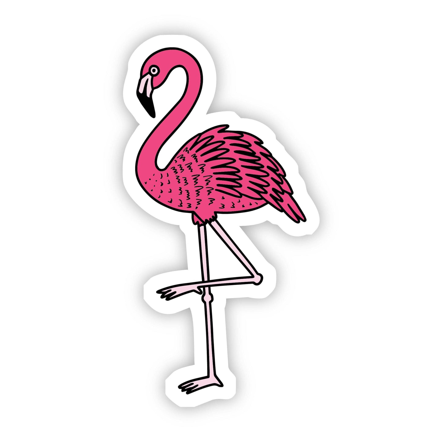 Big Moods - Pink Flamingo Aesthetic Sticker
