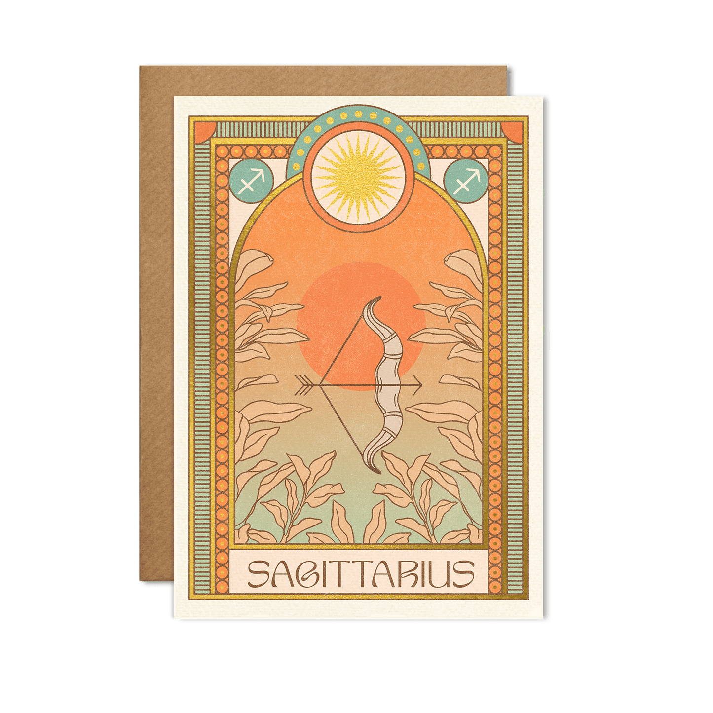cai & jo - Sagittarius Zodiac Card