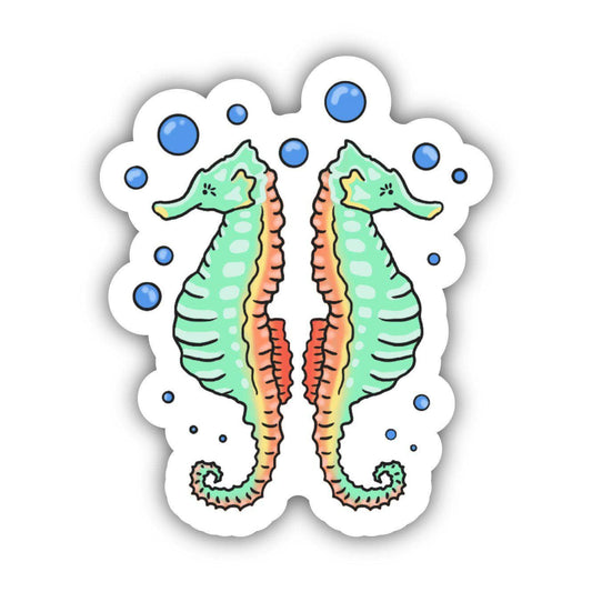 Big Moods - Sea Horses Summer Sticker