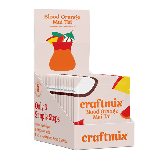 Craftmix - Blood Orange Mai Tai Cocktail/Mocktail Mixer - 1 Packet