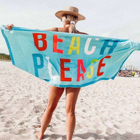 Katydid - "Beach Please" Quick Dry Beach Towels