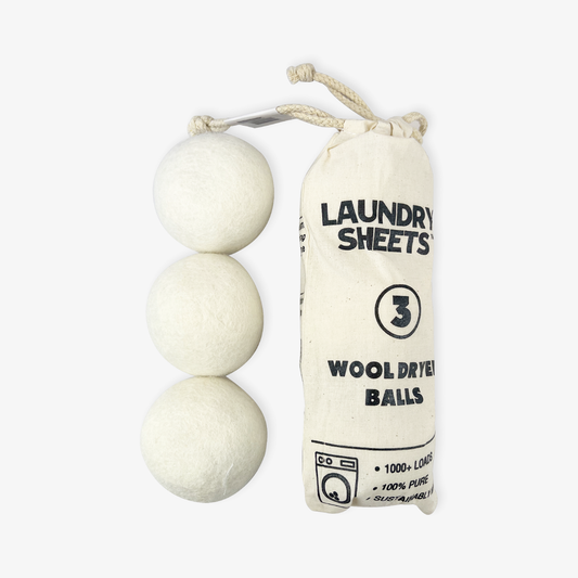 Laundry Sheets - Laundry Sheets - Wool dryer balls (3-Pack)