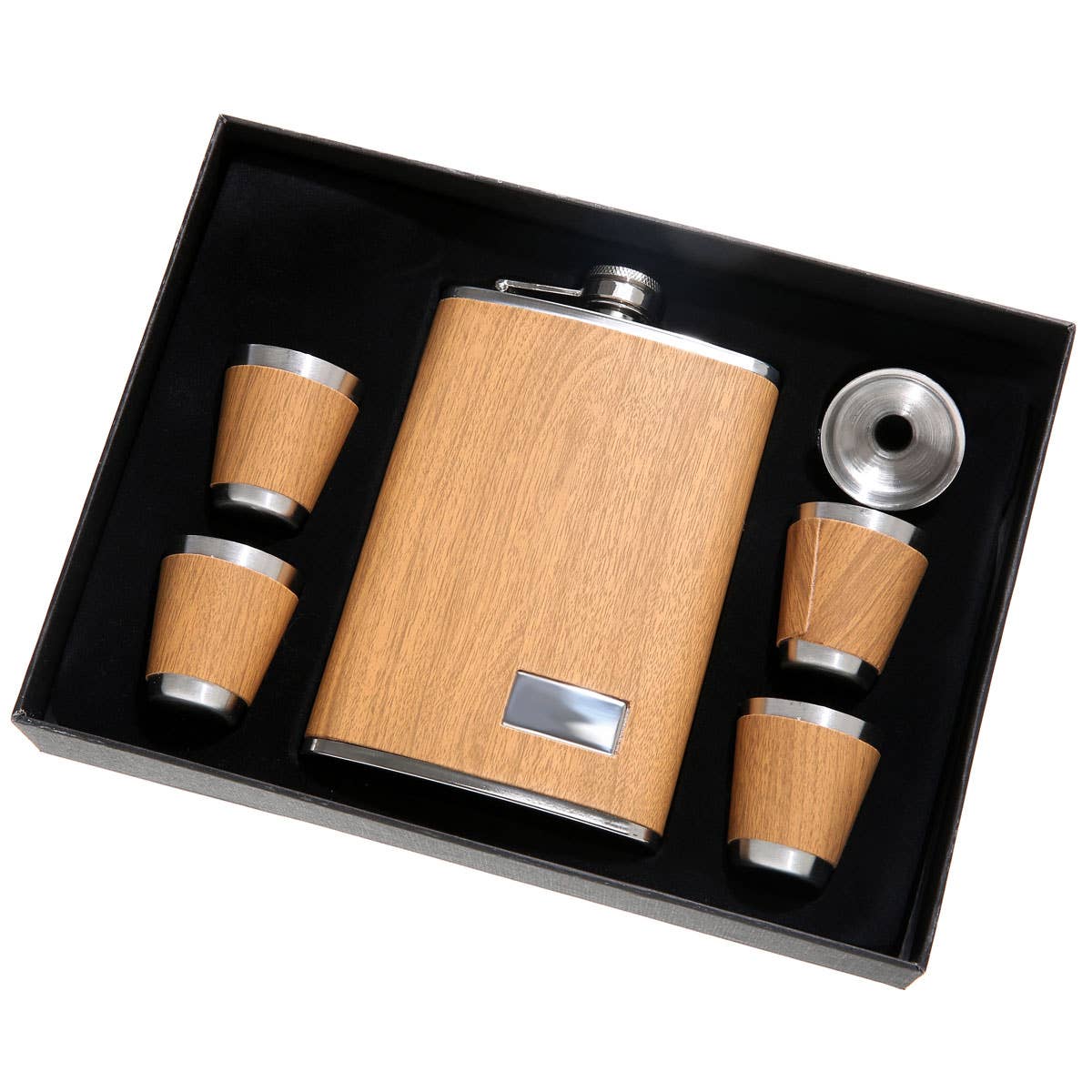 Mad Man - Light Grain 5 Piece Tall Flask Set