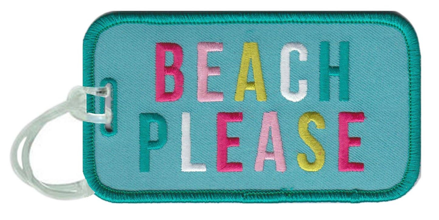 Katydid - "Beach Please" Luggage Tags