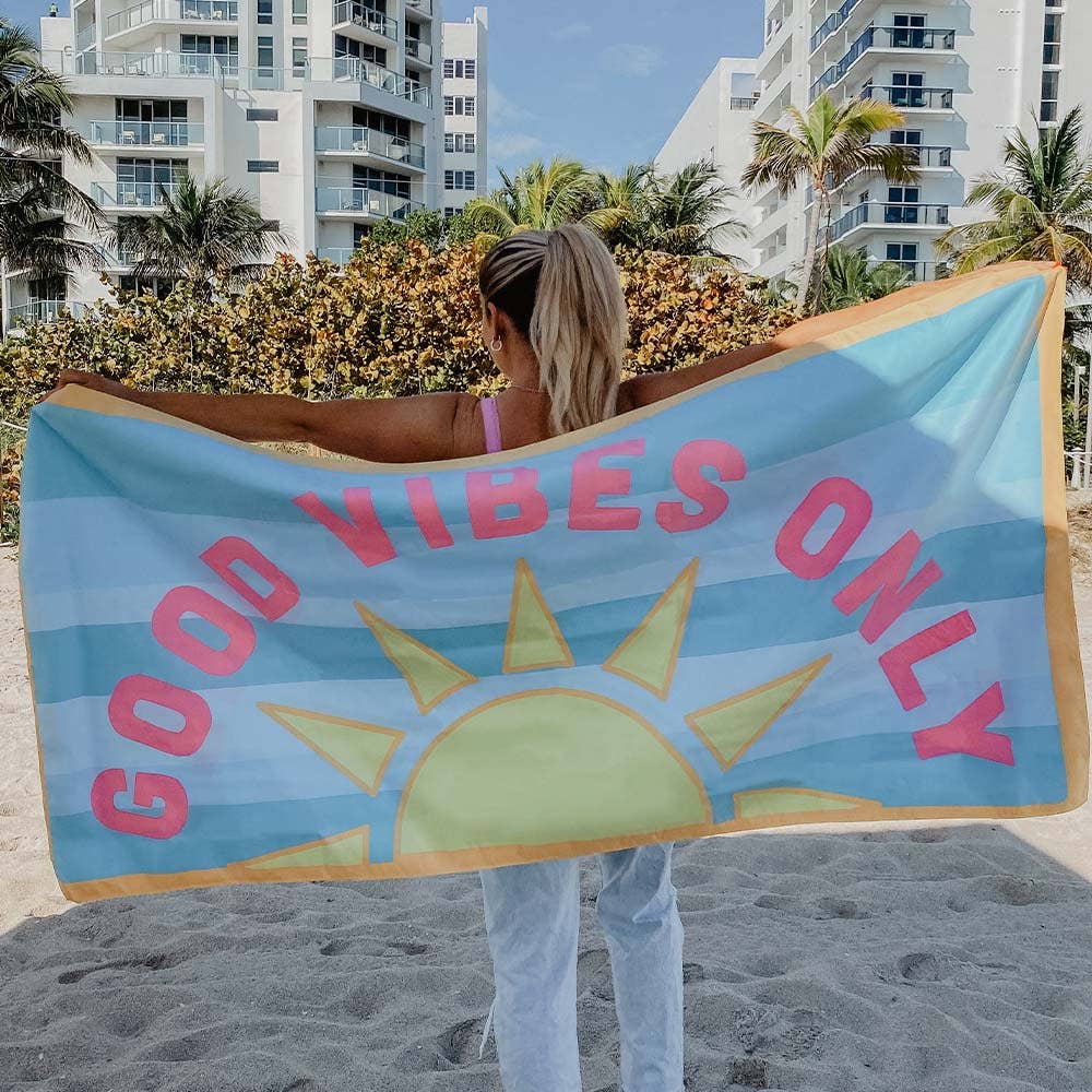 Katydid - Good Vibes Only Quick Dry Beach Towels