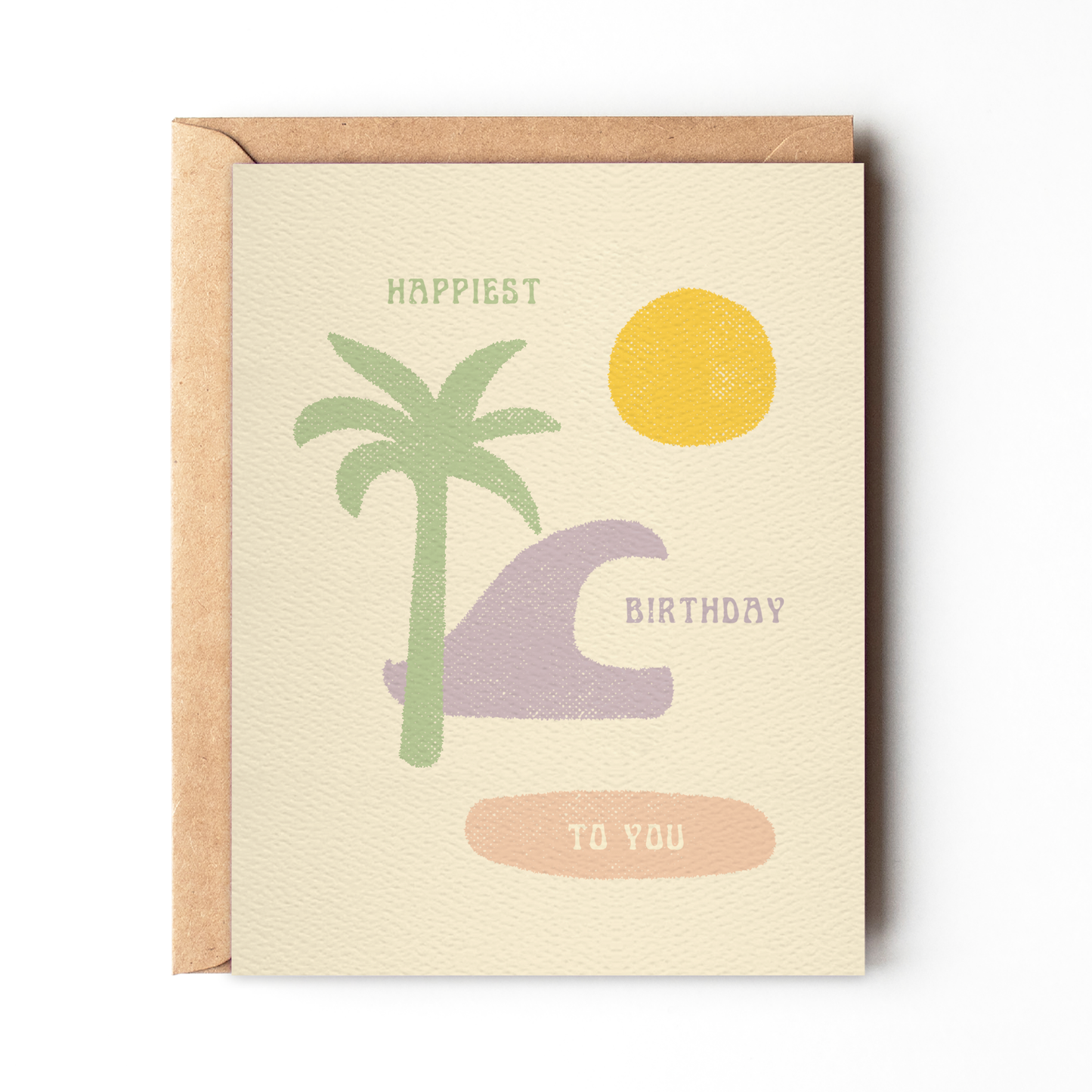Daydream Prints - Happiest Birthday - Summer beach birthday card