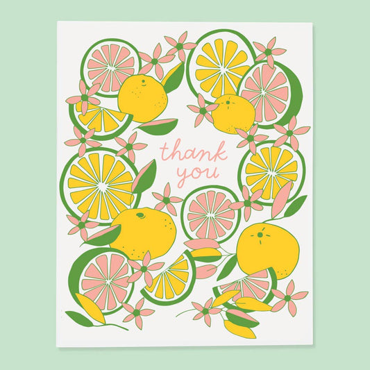 The Good Twin - Citrus Thank You Card