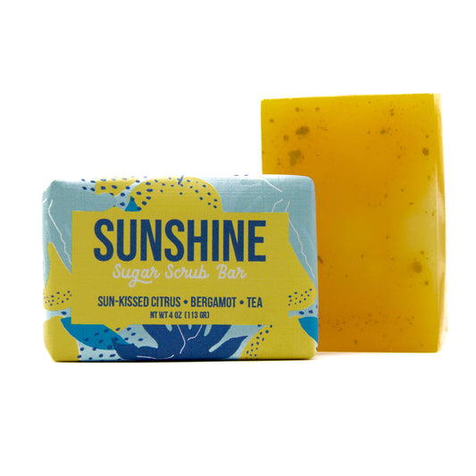 Seaside and Sunshine - Sugar Scrub Soap Bar - SUNSHINE