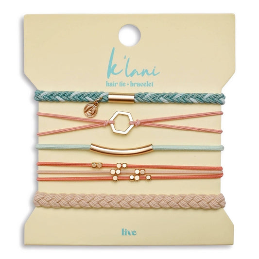 K'Lani Hairtie Bracelets - Live - Large