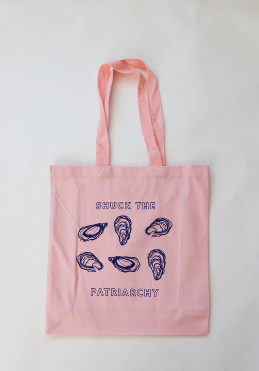Overseasoned - Shuck the Patriarchy Tote Bag