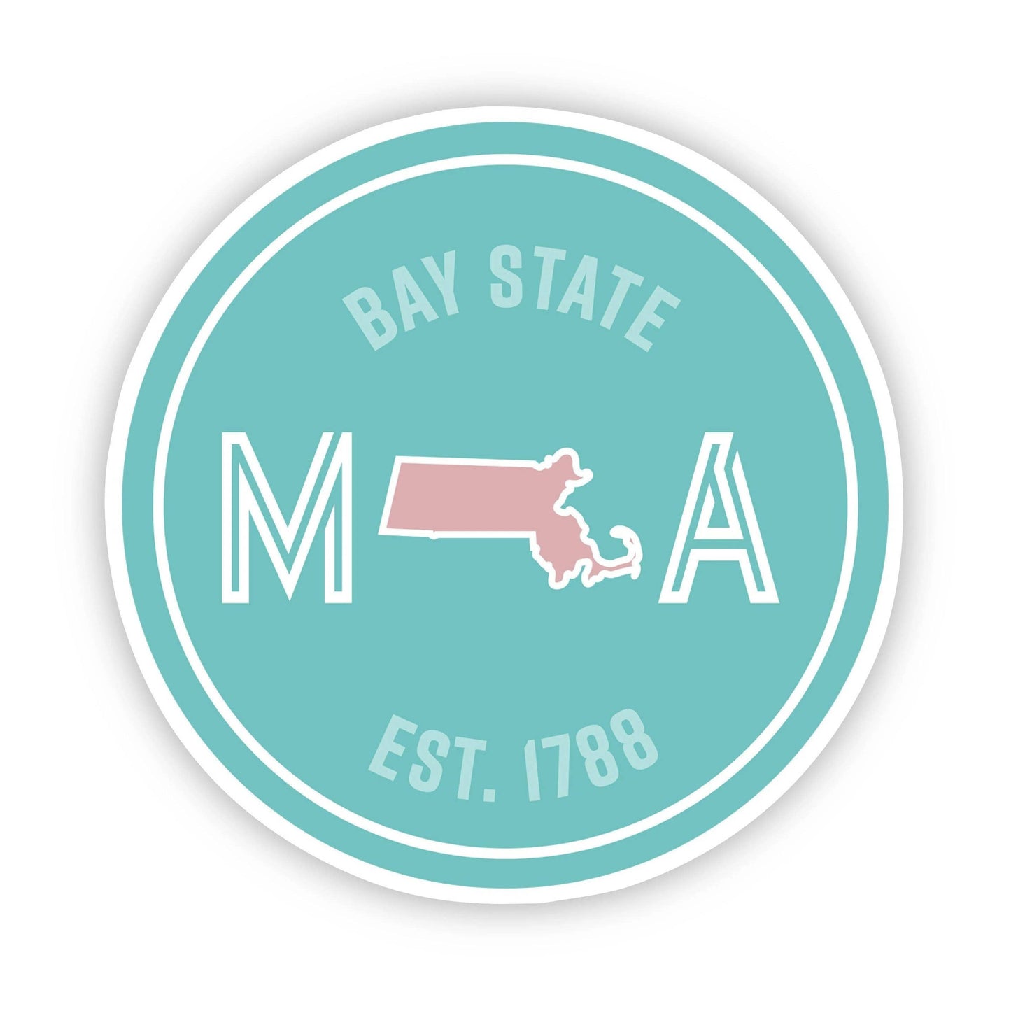 Big Moods - Bay State Massachusetts Sticker