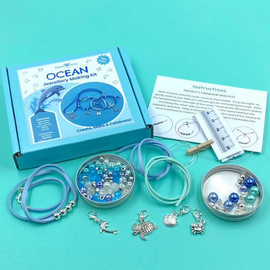 Ocean Themed Jewelry Making Kit for Children