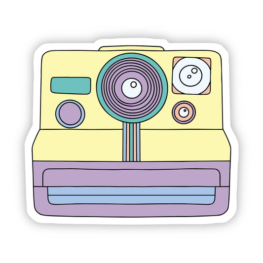 Big Moods - Multicolor Camera Aesthetic Sticker