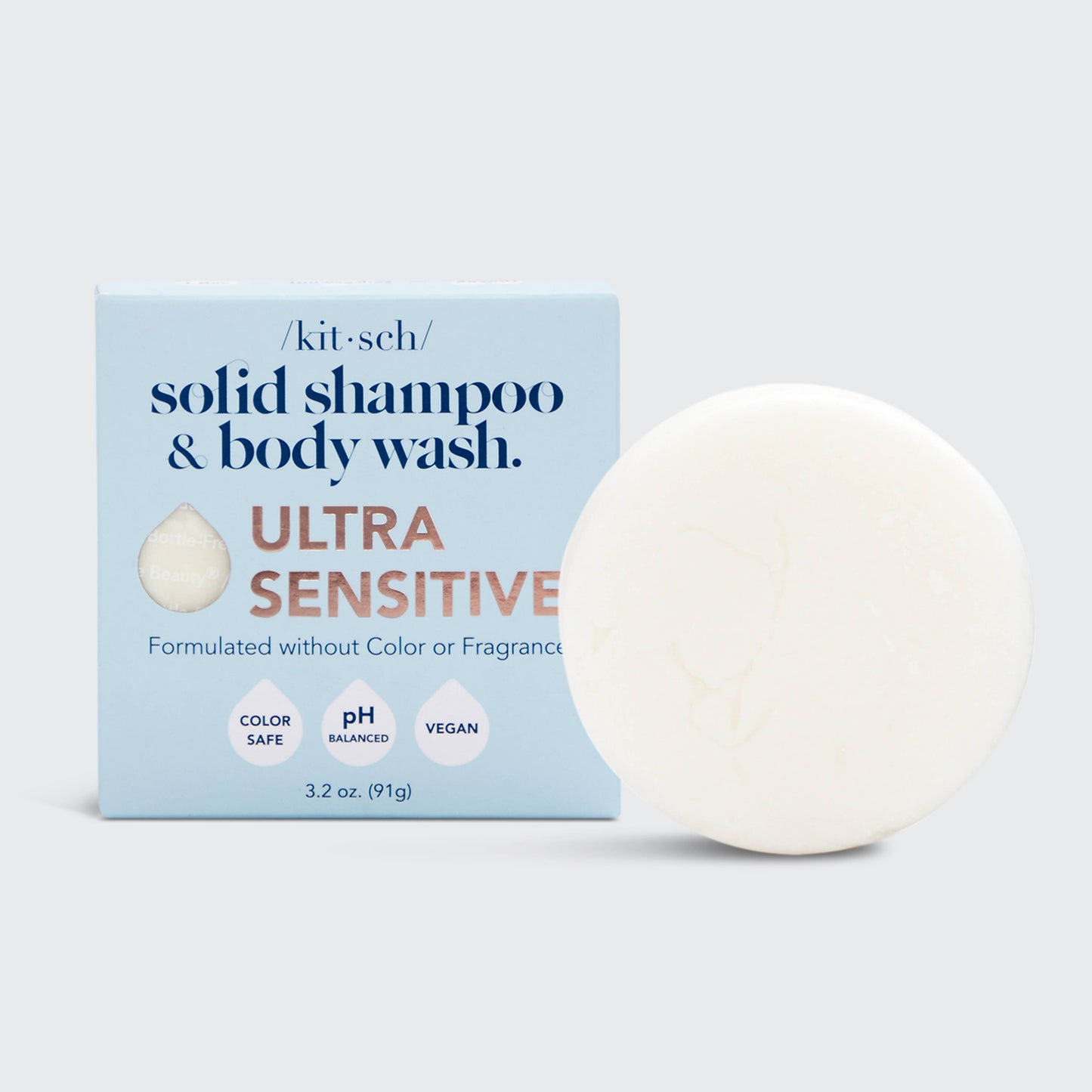 KITSCH - Ultra Sensitive Shampoo & Body Wash Bar Fragrance-Free