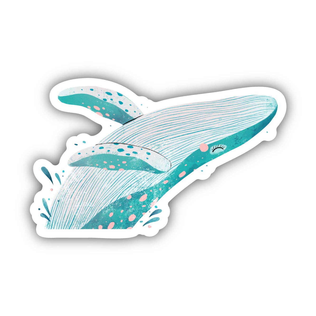 Big Moods - Cute Whale Sticker
