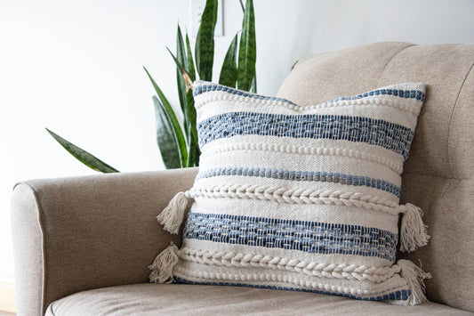 Foreside Home & Garden - 20X20 Hand Woven Boone Pillow