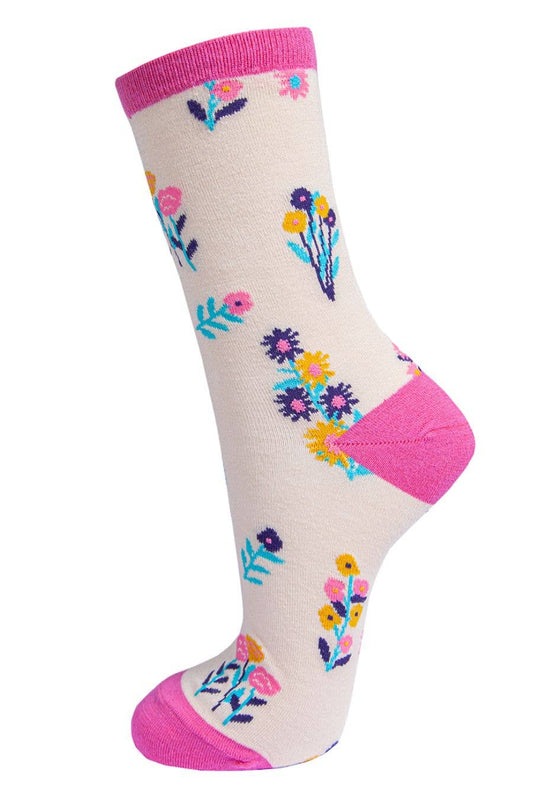 Sock Talk - Women's Bamboo Floral Socks