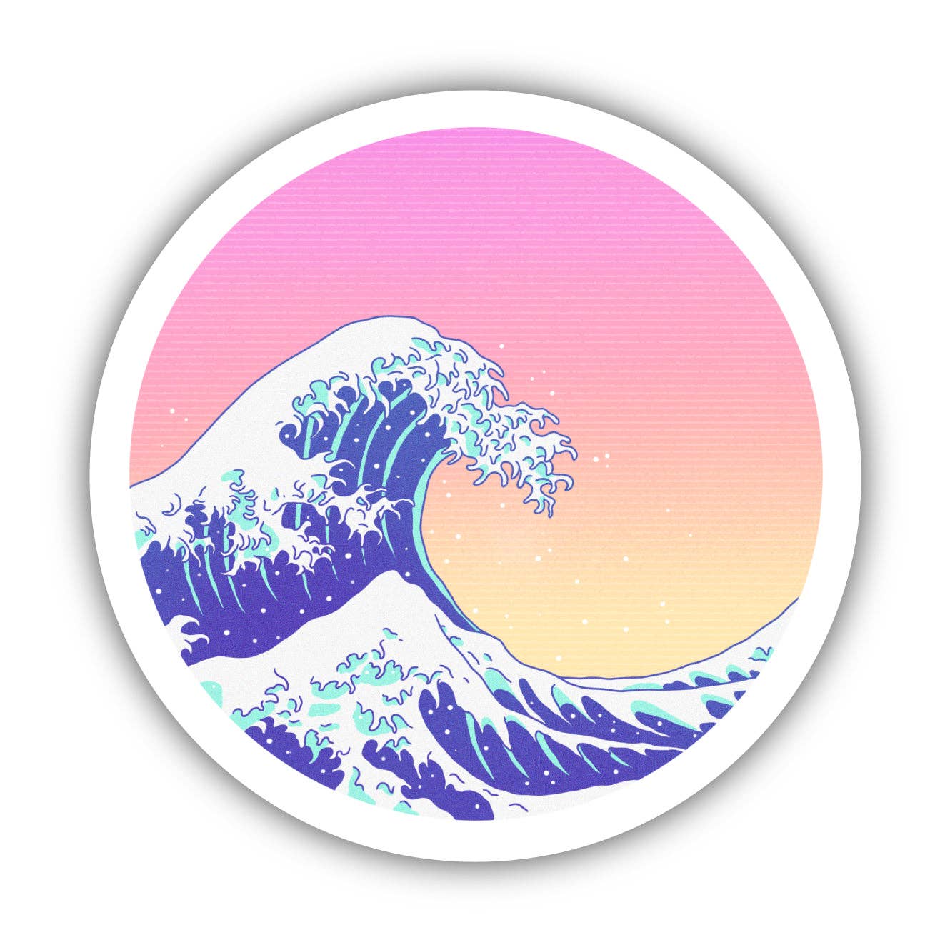 Big Moods - "Ocean Wave" Sticker