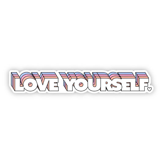 Big Moods - Love Yourself Lettering Sticker