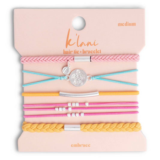 K'Lani hair tie bracelets - Embrace - Medium