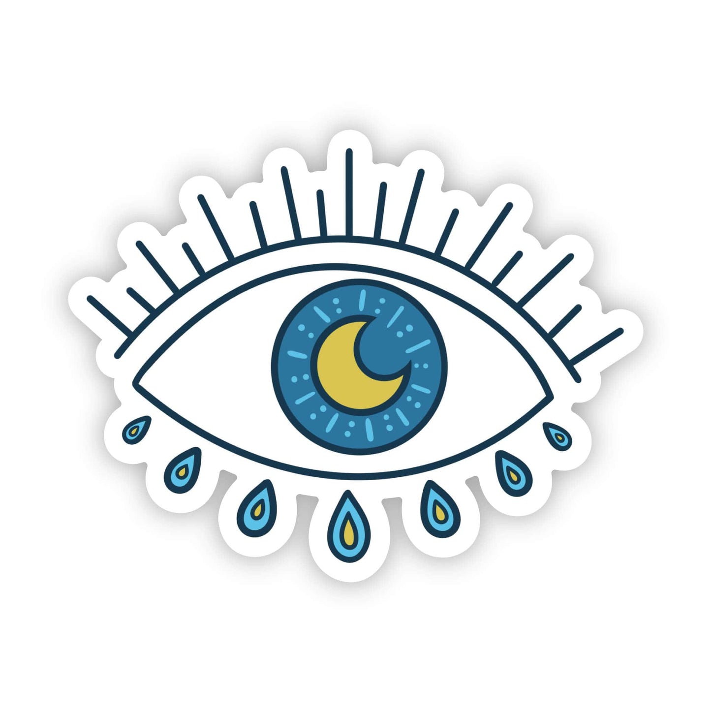 Big Moods - Intelligence Evil Eye Sticker