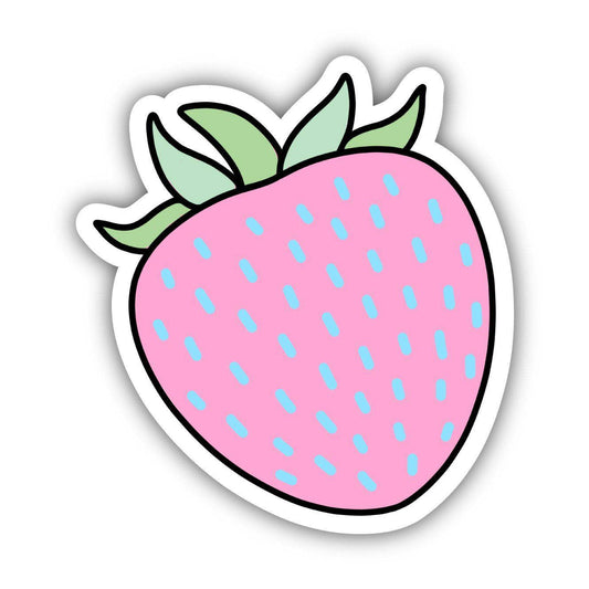 Big Moods - Multicolor Strawberry Aesthetic Sticker