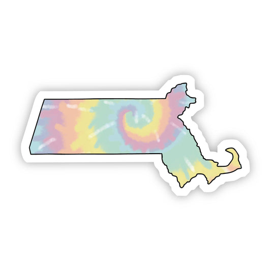 Big Moods - Massachusetts Tie Dye Sticker