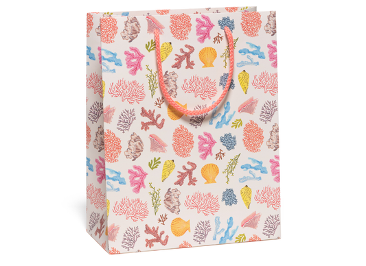Red Cap Cards - Corals gift bag