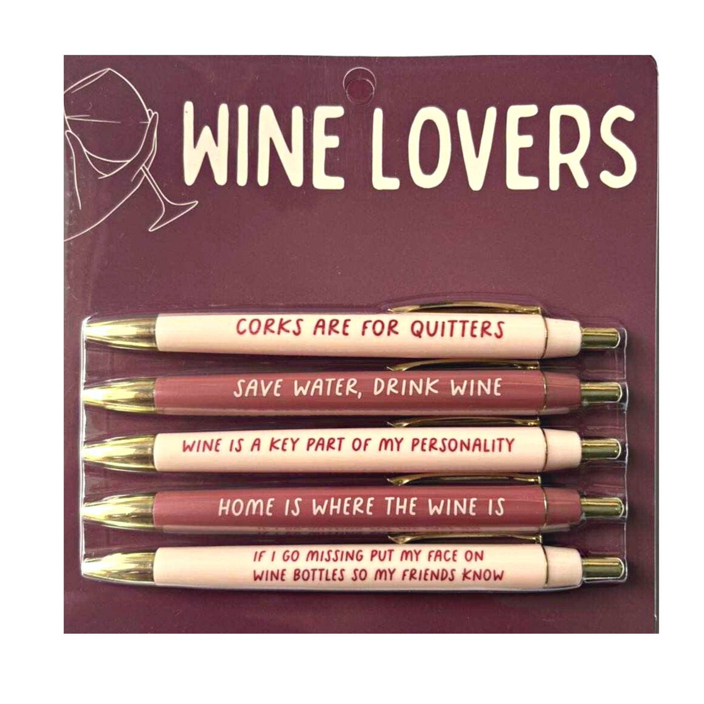 FUN CLUB - Wine Lovers Pen Set