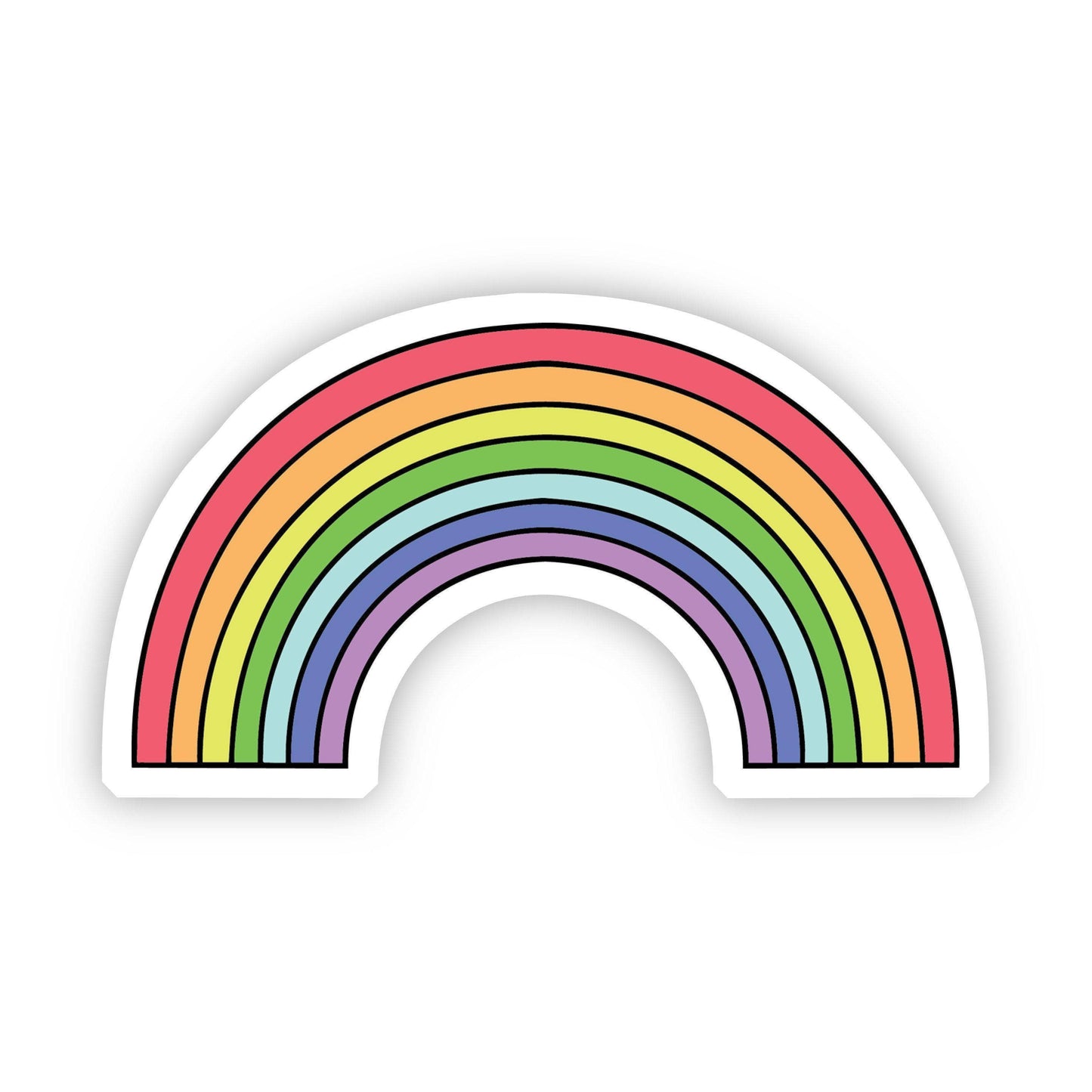 Big Moods - Multicolor Rainbow Aesthetic Sticker