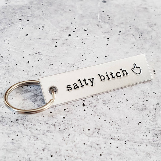 Salt and Sparkle - Salty Bitch Keychain
