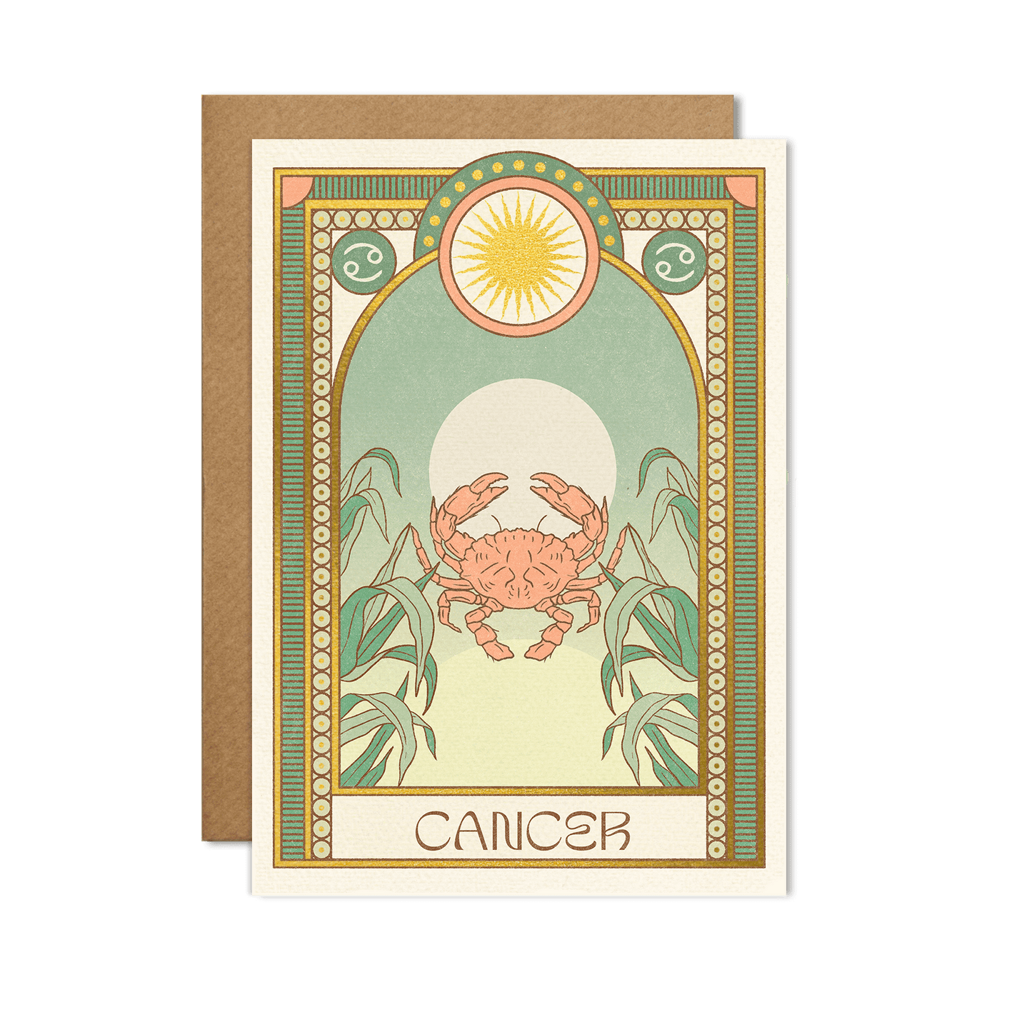 cai & jo - Cancer Zodiac Card