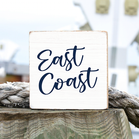 Rustic Marlin - East Coast Decorative Wooden Block